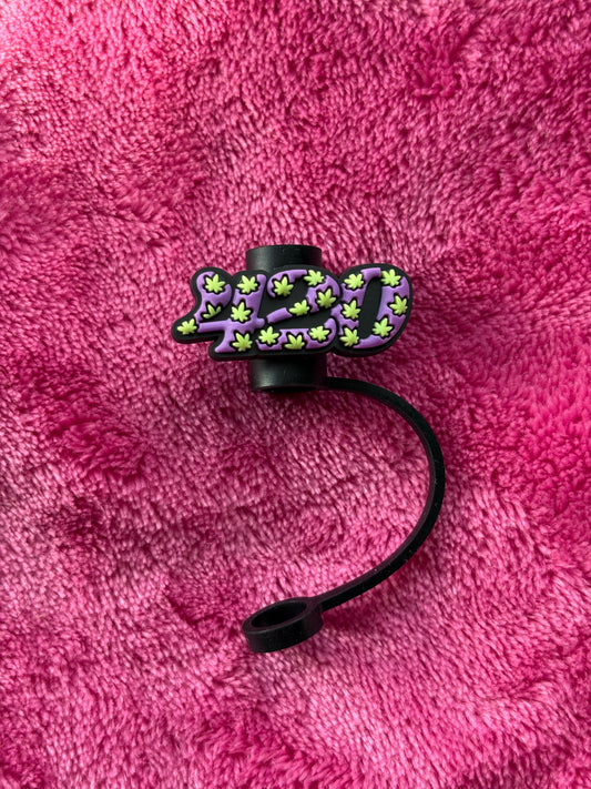 420 Holiday Straw Topper