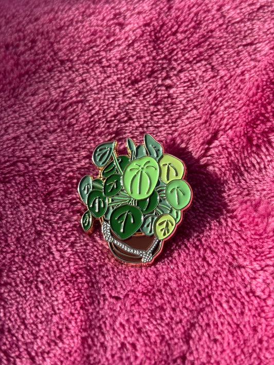 Pilea Po Enamel Pin