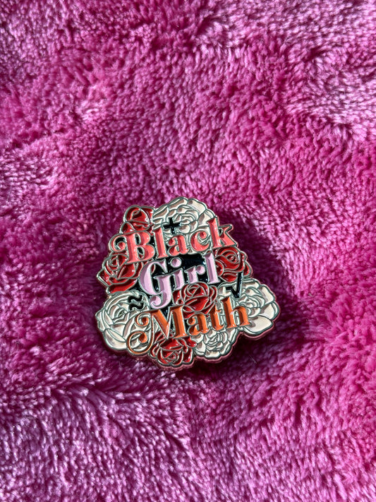 Black Girl Math Enamel Pin
